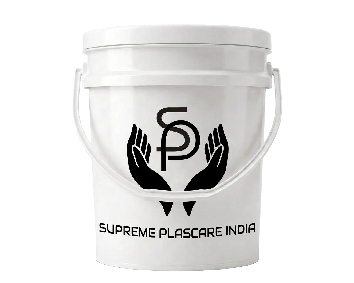 Premium rigid plastic pail manufactured by SPIPL